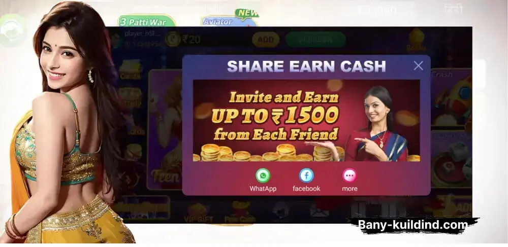 Share Earn Cash - Teen Patti Master